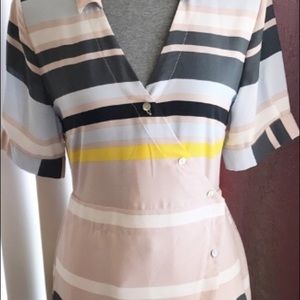 2 for $10- Noir Short Sleeved Dress - Size Small